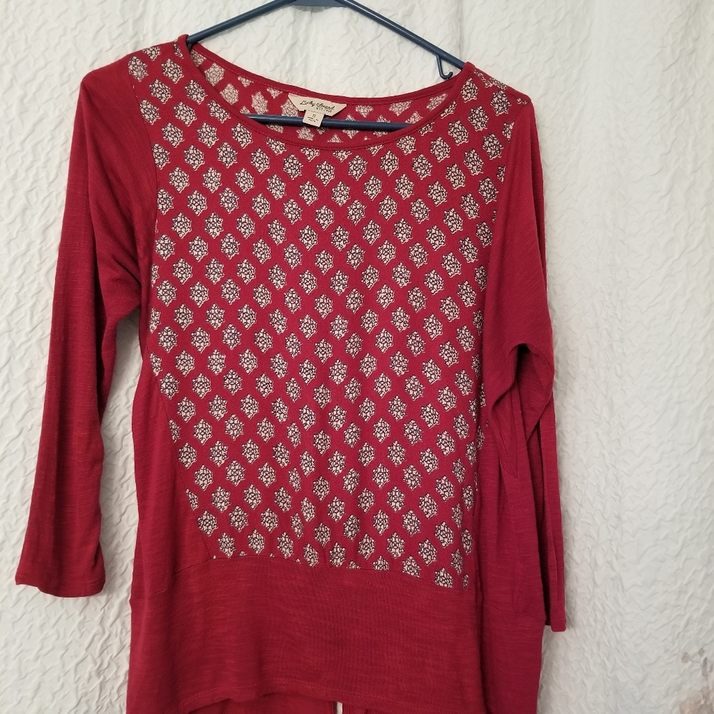 Lucky brand mid sleeve shirt